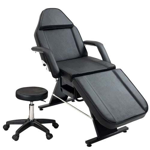Multi-Purpose Massage Salon Chair and Hydraulic Stool Combo