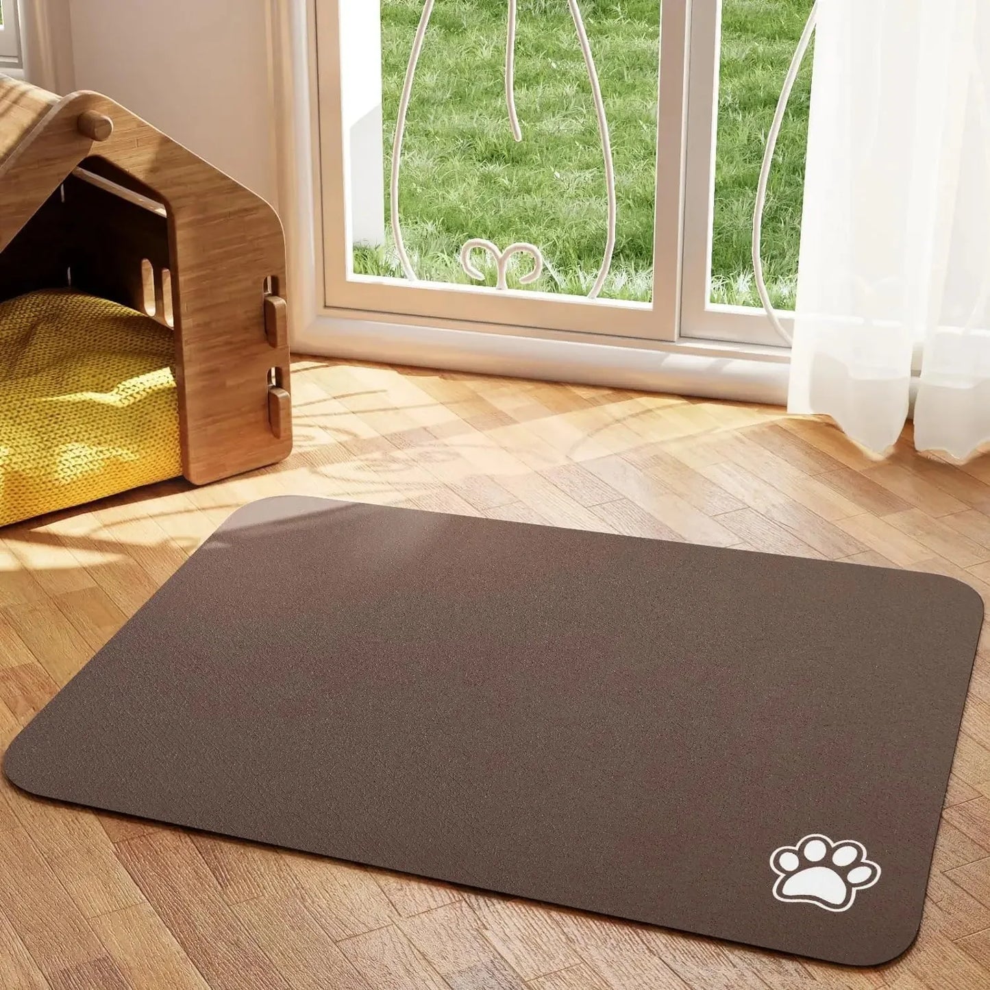 Absorbent Pet Feeding Mat for Easy Cleanups and Quick Drying