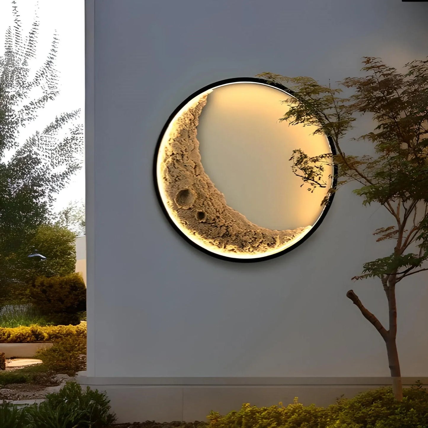3D Moon Wall Lamp Indoor and Outdoor Lighting for Home Decor