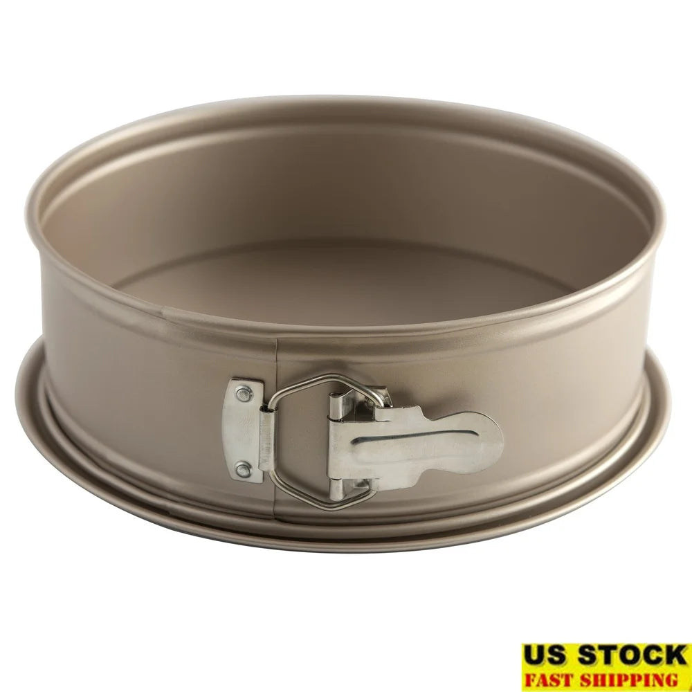Nonstick Carbon Steel Springform Cake Pan for Perfect Cheesecakes