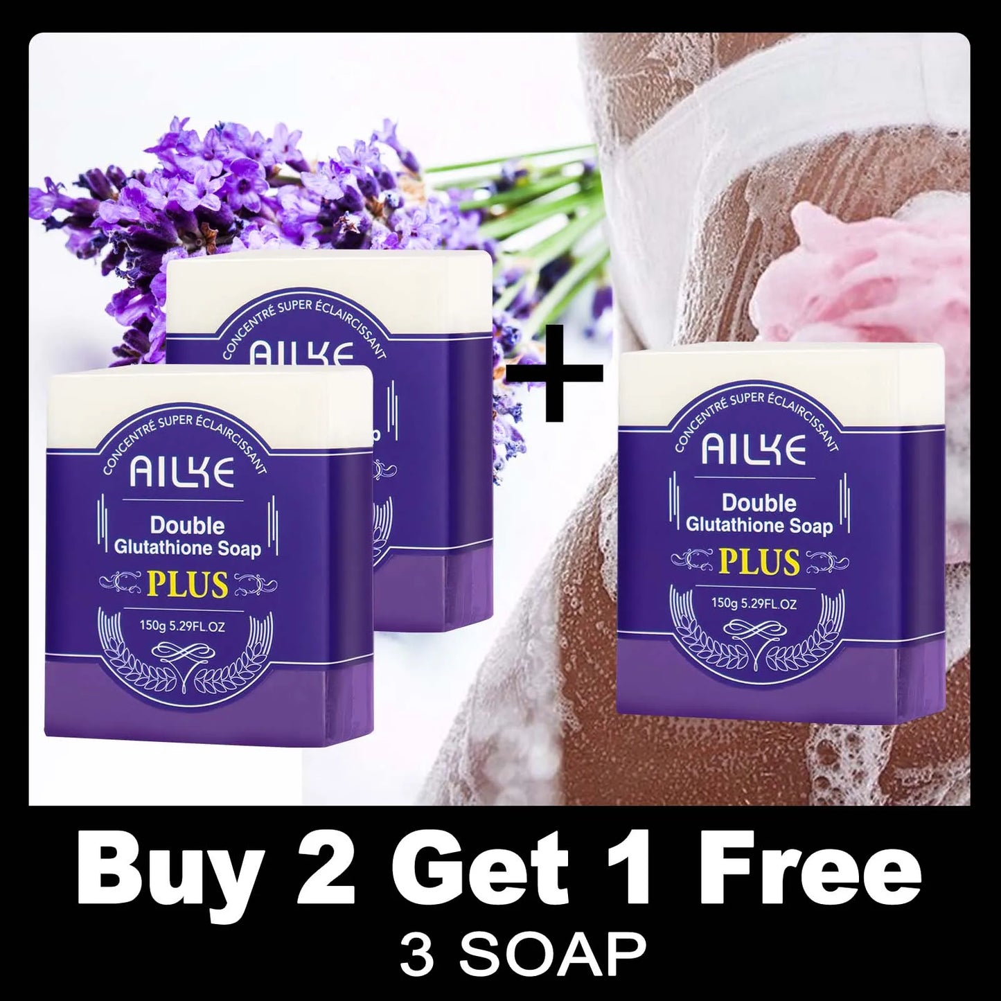 AILKE Anti Spots Smooth Skin Soap Scented Bar for Skin