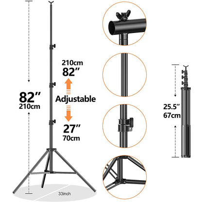 Backdrop Stand Photography Support System for Studio Use