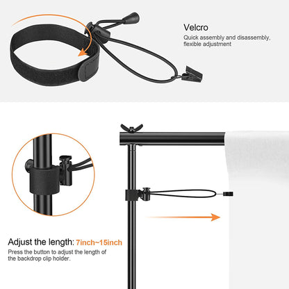 Backdrop Stand Photography Support System for Studio Use
