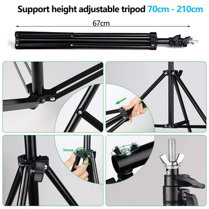 Backdrop Stand Photography Support System for Studio Use