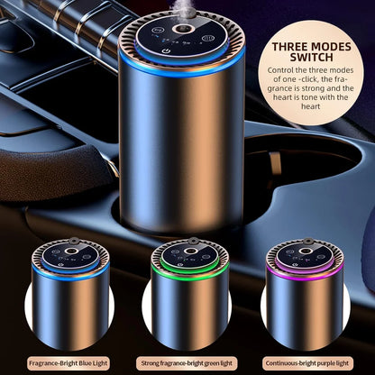 Smart Car Air Freshener with Star Projector & Essential Oil Diffuser