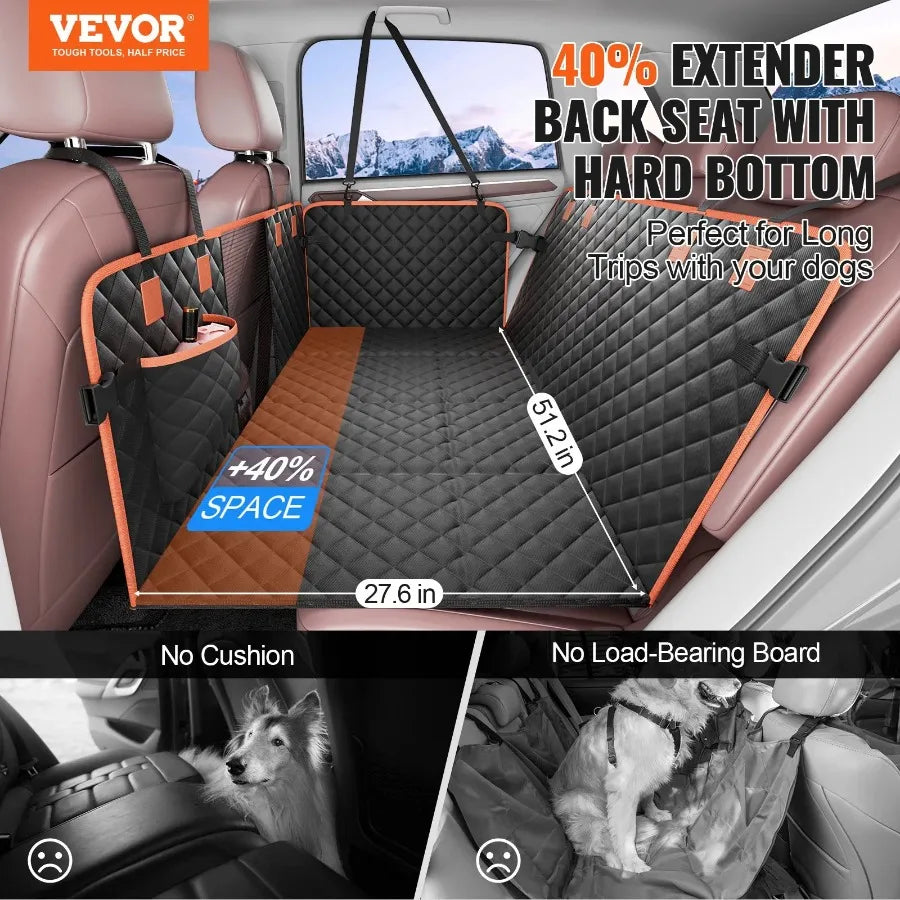 VEVOR Waterproof Dog Car Seat Cover for SUVs and Trucks