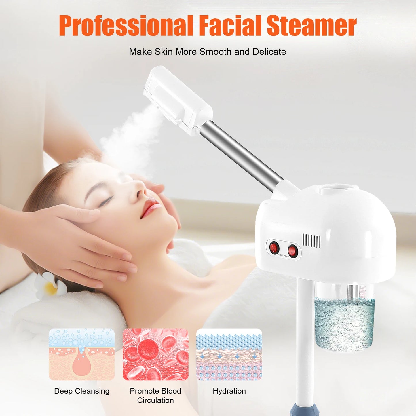 Professional Facial Steamer for Spa and Salon Skin Care