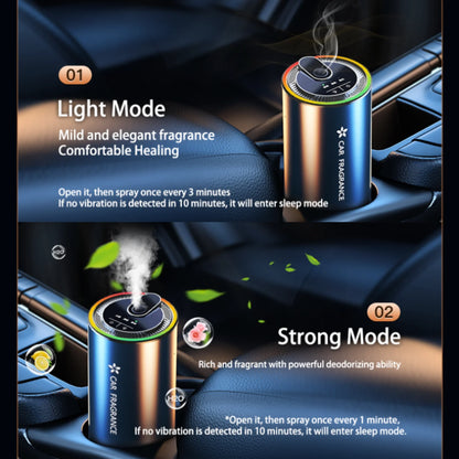Smart Car Air Freshener with Star Projector & Essential Oil Diffuser