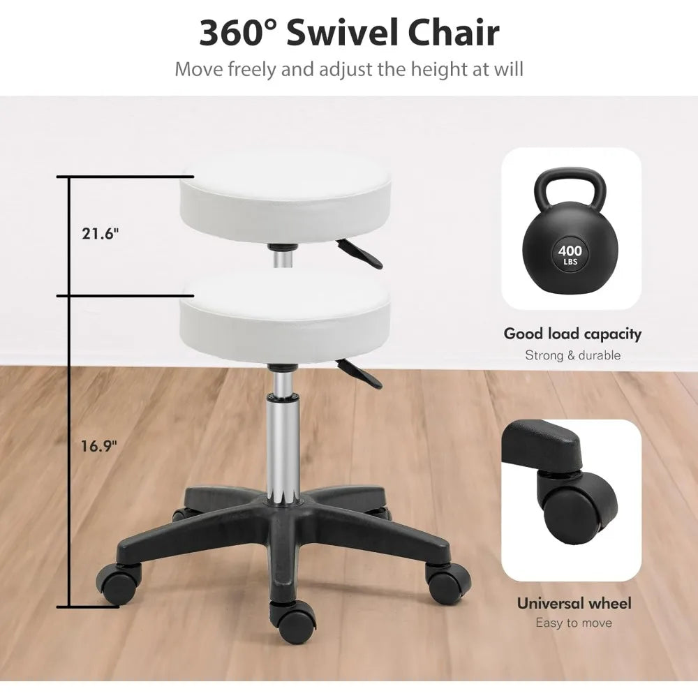 Multi-Purpose Massage Salon Chair and Hydraulic Stool Combo