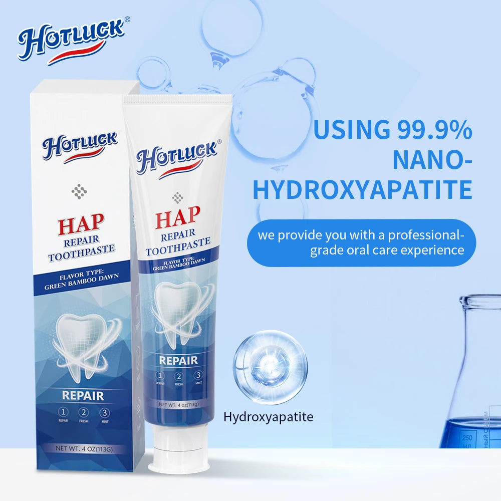 Fluoride Free Nano Hydroxyapatite Toothpaste for Sensitive Whitening Relief