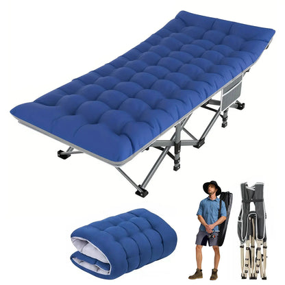 Portable Folding Camping Cot for Outdoor Relaxation and Comfort