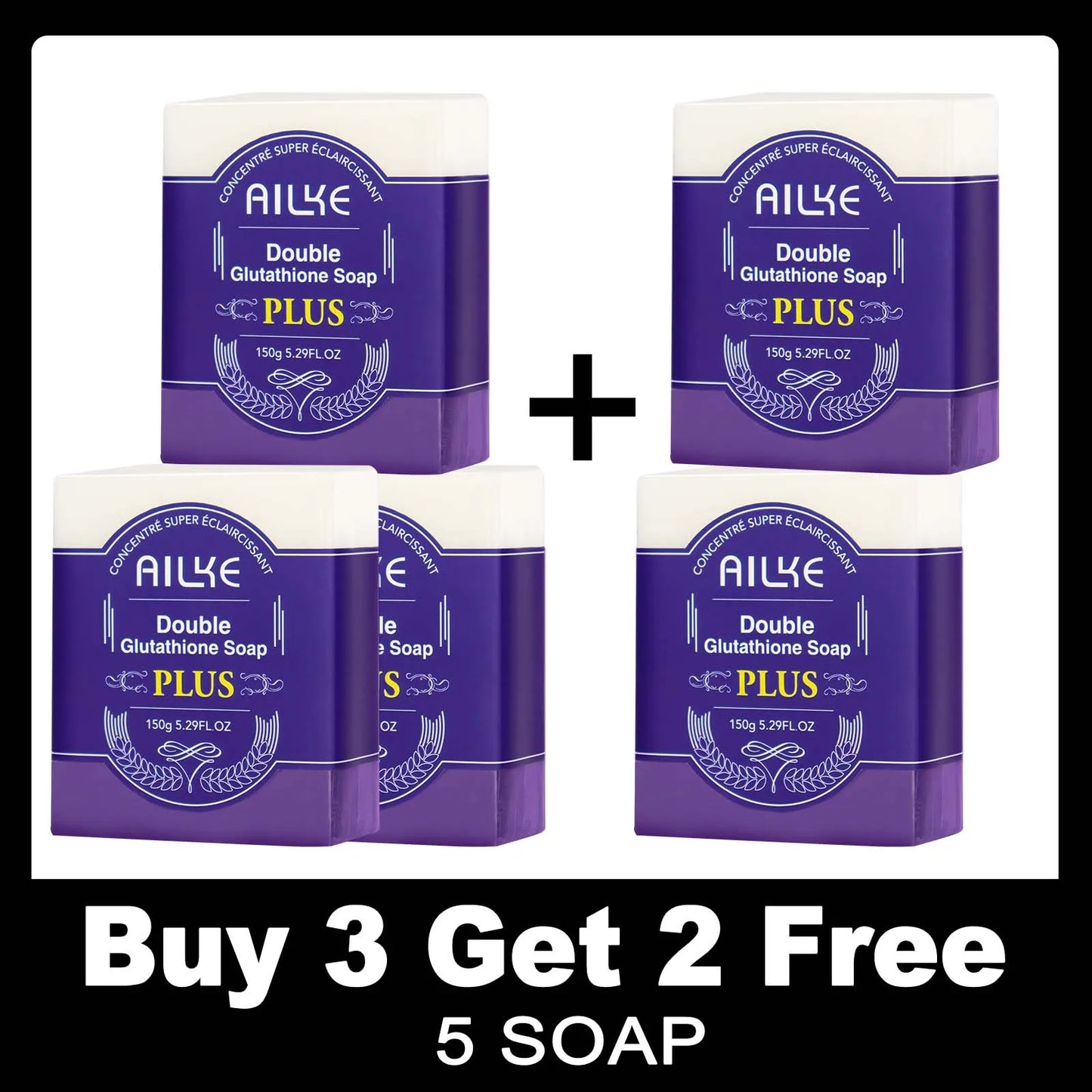 AILKE Anti Spots Smooth Skin Soap Scented Bar for Skin