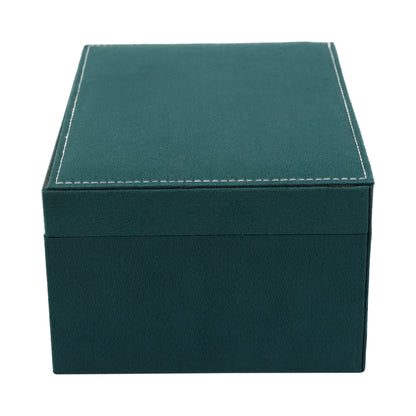 3 Layers Large Jewellery Boxes Space-Saving Drawer Box Green