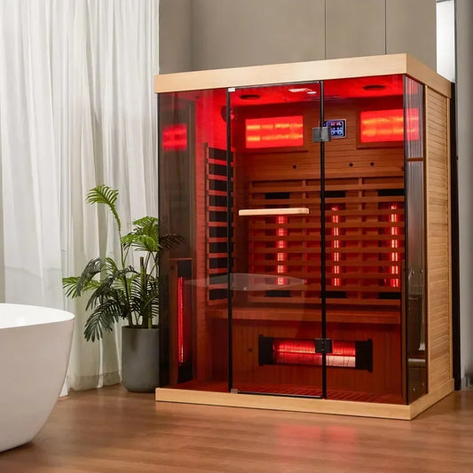 Far Infrared Sauna 2-3 Person Indoor Spa Room with Rapid Heating