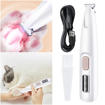 Dog Paw Trimmer with LED Light for Easy Grooming