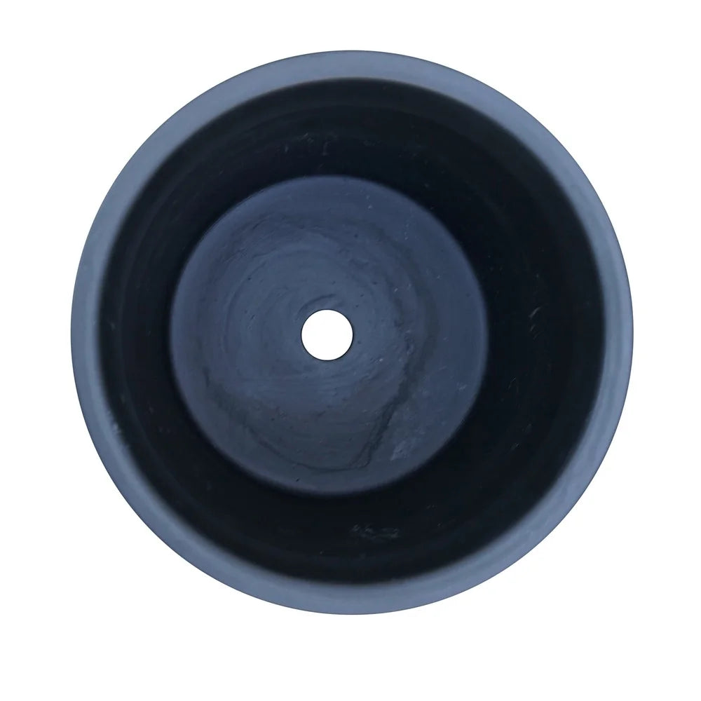 8" Round Ceramic Planter with Reactive Finish Ideal for Succulents