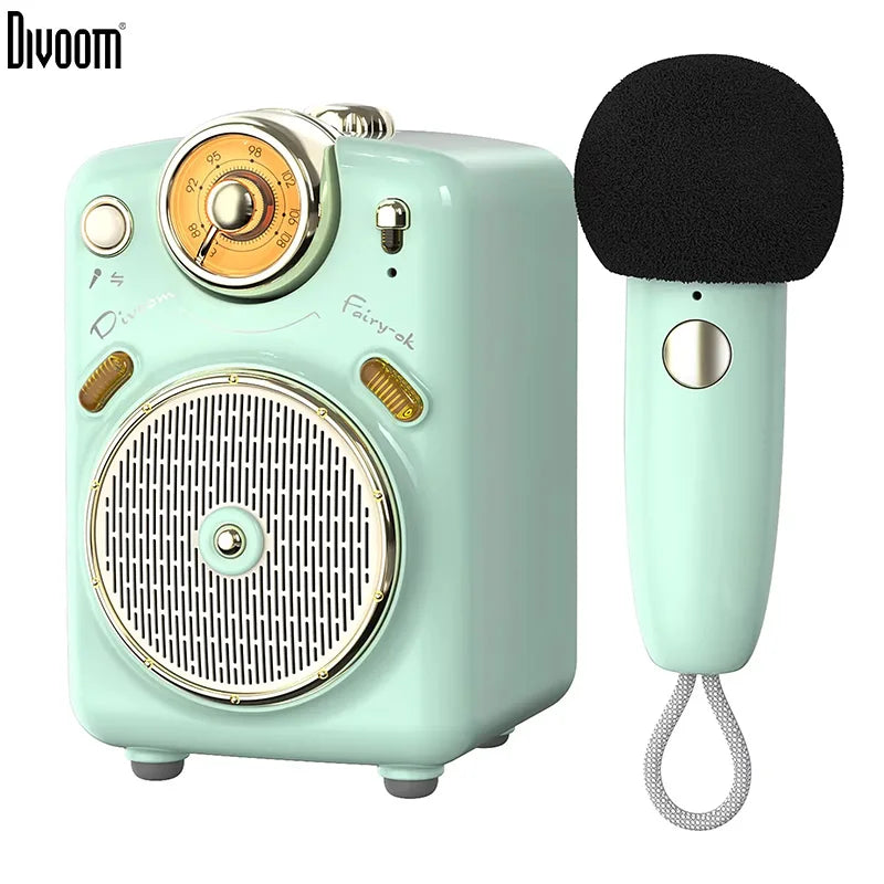 Divoom Fairy-OK Mini Karaoke Speaker with Voice Change Feature