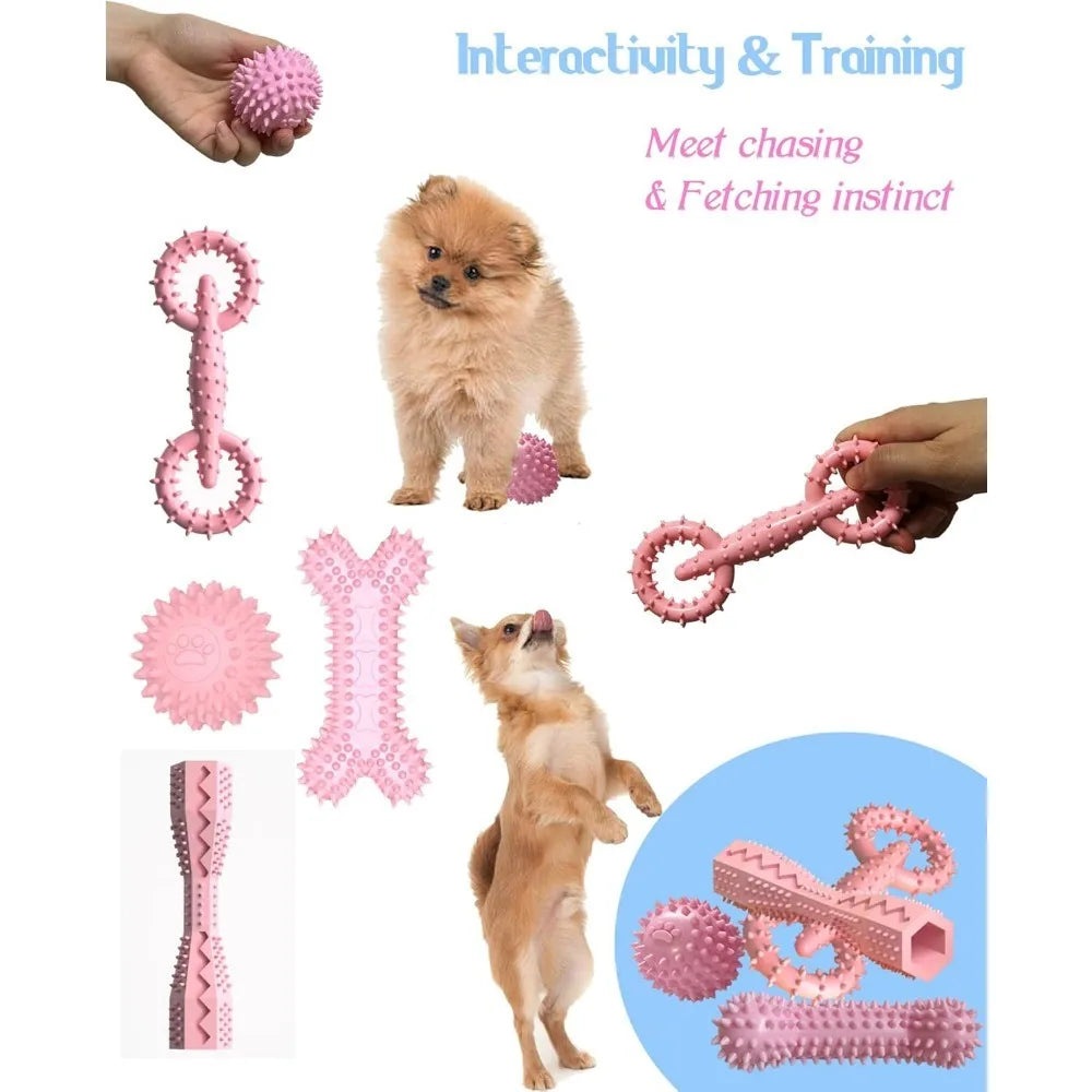 Interactive Chew Toys for Small Puppies and Teething Relief