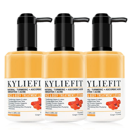 AILKE Organic Turmeric Skin Care Set for Acne and Skin Tone