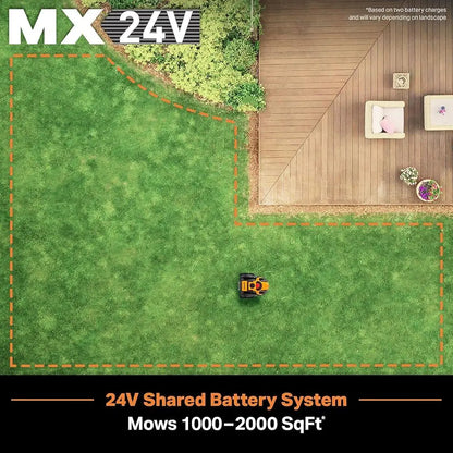 Smart Robot Lawn Mower with Optical Navigation for Easy Yard Care