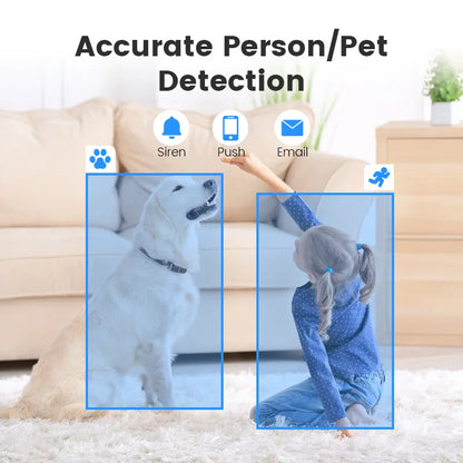 Smart Wireless Indoor Security Camera with Auto Tracking Feature