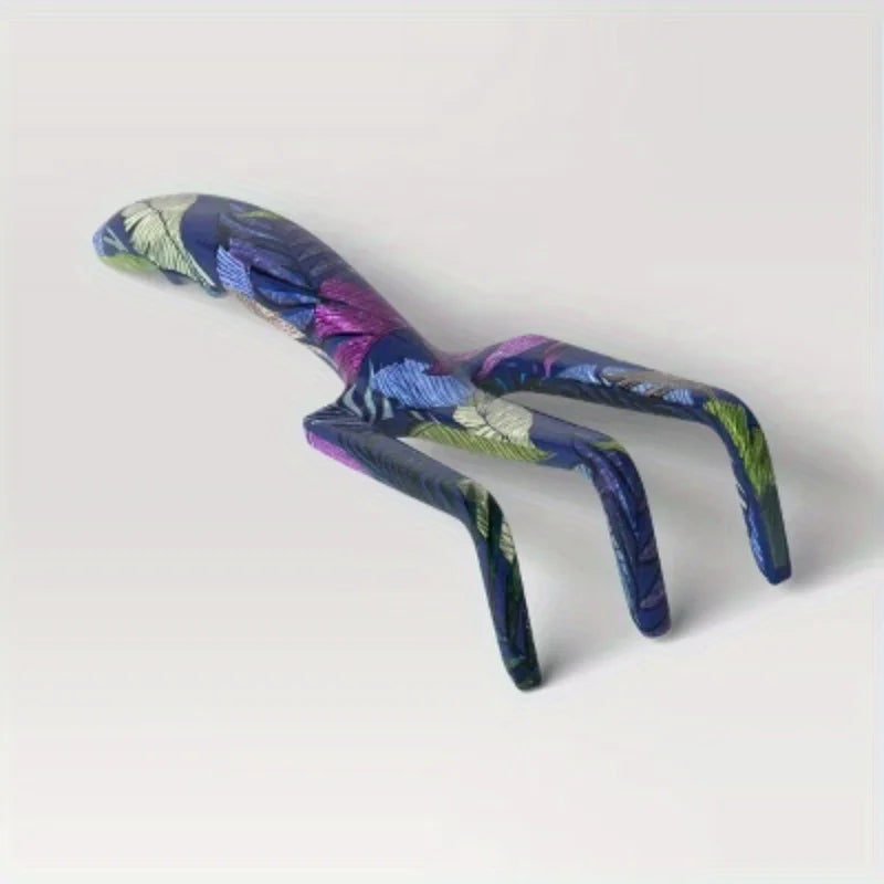 Three Piece Gardening Tool Set with Tropical Palm Design