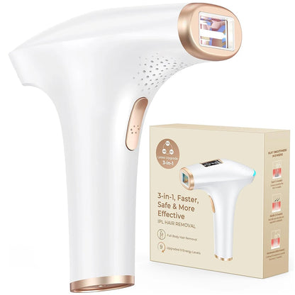Home IPL Laser Hair Removal System for Painless Hair Removal