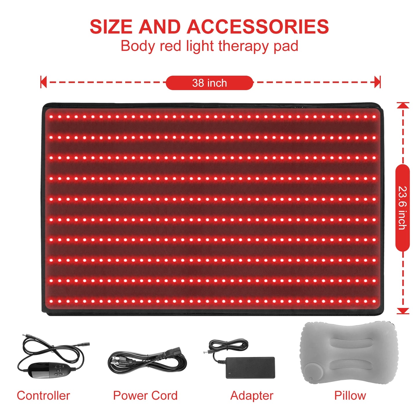 Red Light Therapy Mat for Full Body Relaxation and Recovery