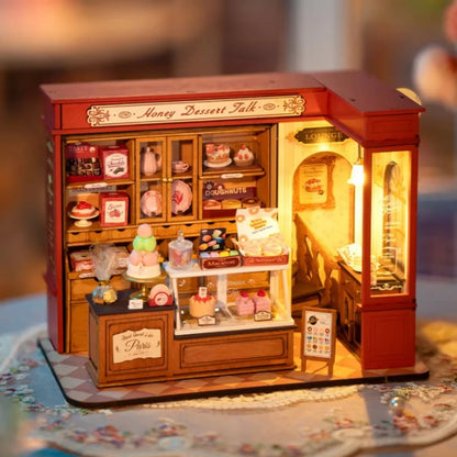 Robotime Rolife Becka's Baking House DIY Miniature Dollhouse Kit