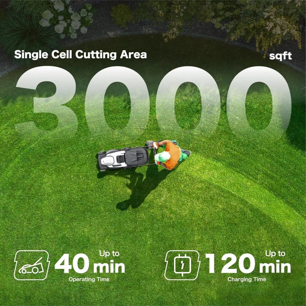 Litheli Electric Self Propelled Lawn Mower for Effortless Gardening