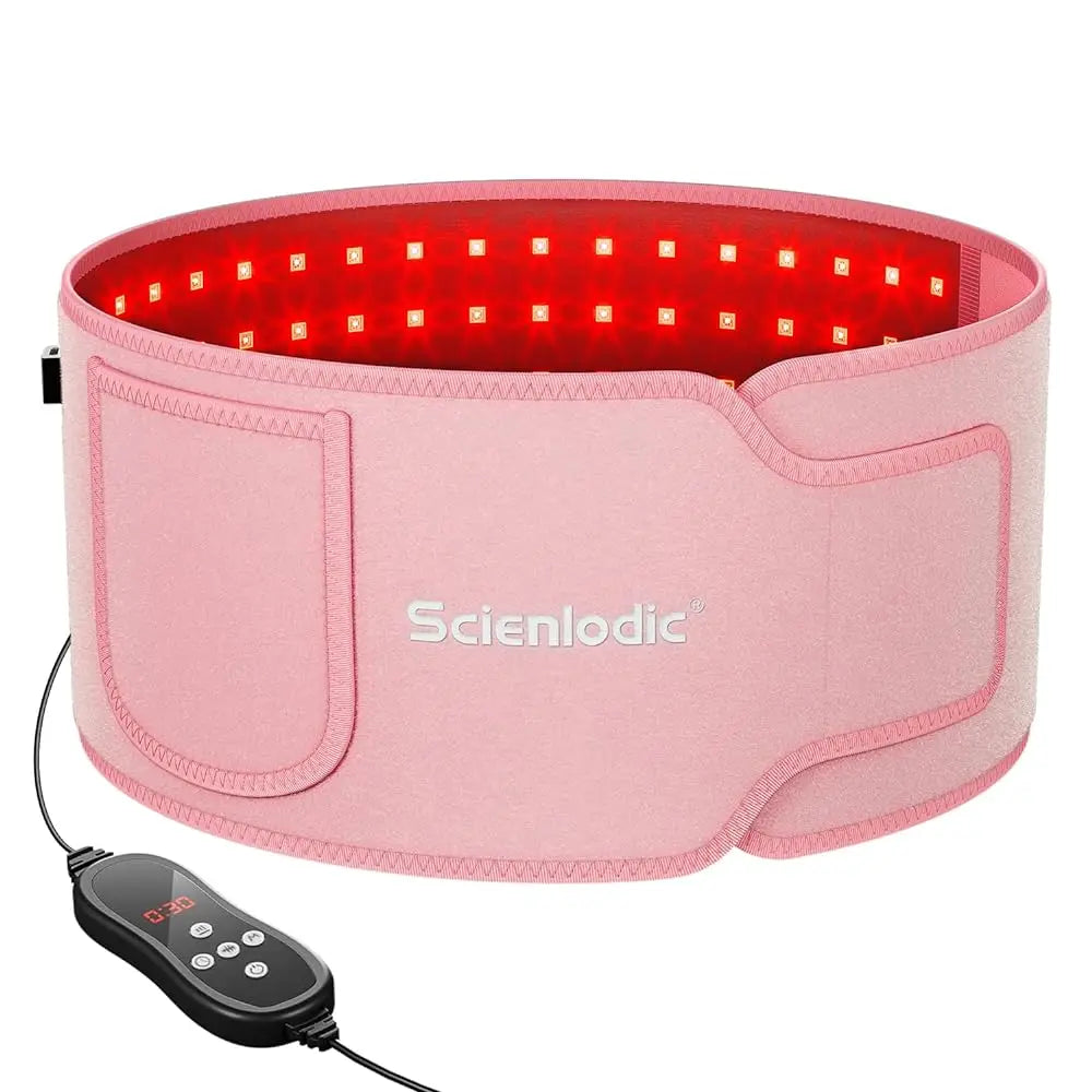 Red Light Therapy Belt LED Red Light Shoulder Back Waist Pain Relief Therapy Pad Infrared Light Device Muscles Recover