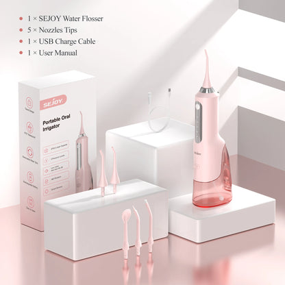Sejoy Rechargeable Oral Irrigator for Effective Dental Care