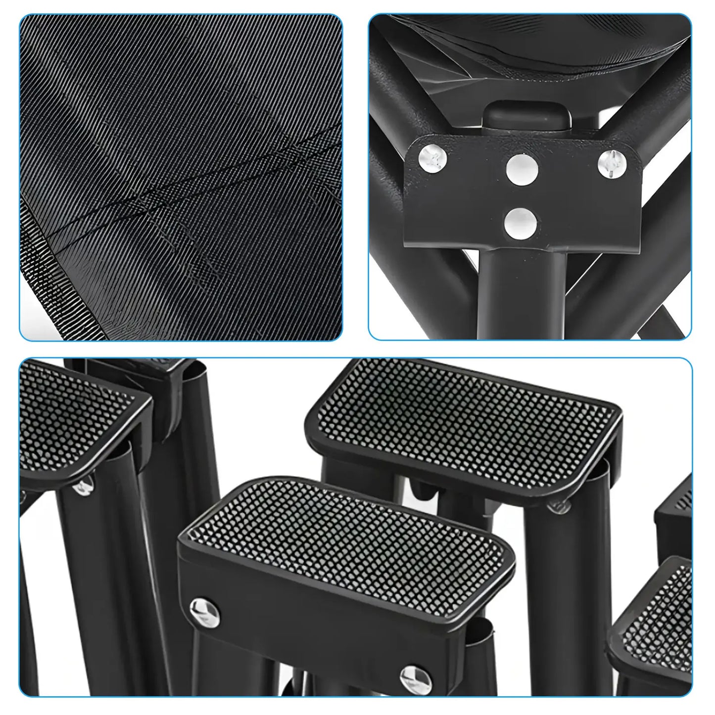 Portable Folding Camping Cot for Outdoor Relaxation and Comfort