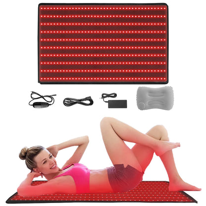 Red Light Therapy Mat for Full Body Relaxation and Recovery