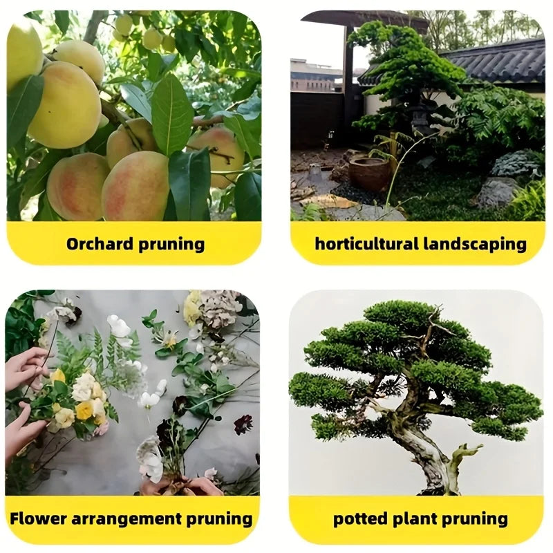 Versatile 3 Piece Garden Tool Set for Pruning and Arranging