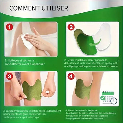 Herbal Pain Relief Patches for Knees Neck Shoulders and Waist