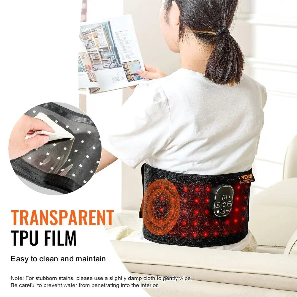 Red Light Therapy Belt for Waist 660nm 850nm 105 LEDs for Pain Relief