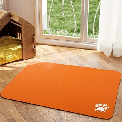 Absorbent Pet Feeding Mat for Easy Cleanups and Quick Drying