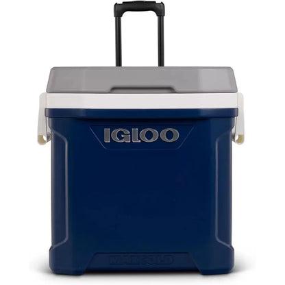Portable Insulated Ice Cooler with Wheels for Outdoor Adventures