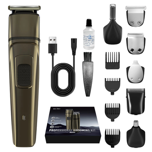 Sejoy Men's 5 In 1 Grooming Kit Electric Hair Clippers