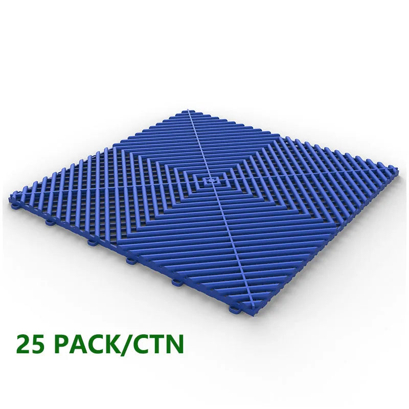 Interlocking Garage Floor Tiles With Drainage For Non Slip Floors
