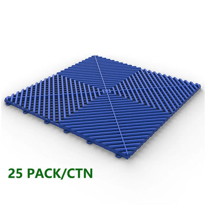 Interlocking Garage Floor Tiles With Drainage For Non Slip Floors