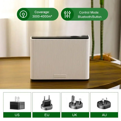 Smart Electric Aroma Diffuser with Bluetooth for Home and Spa