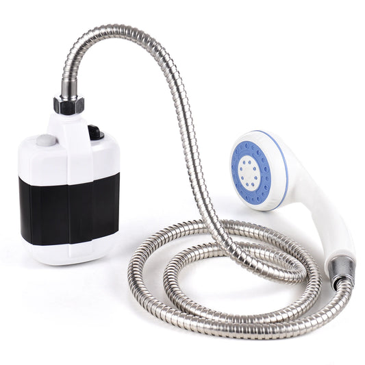 Portable USB Rechargeable Shower Pump for Camping and Cleaning