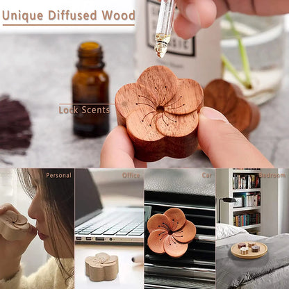 Pure Essential Oils Gift Box for Diffuser and Massage