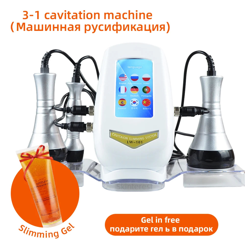 3 In 1 Beauty Slimming Massager and Cavitation Machine
