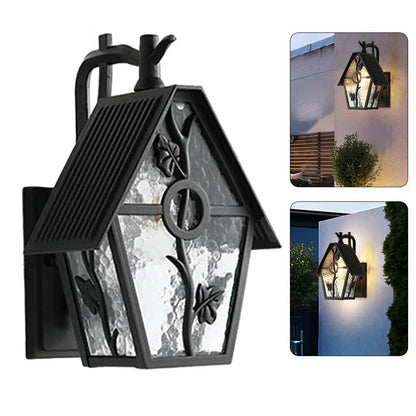 Rustic Outdoor Wall Light Lantern Wall Mounted Sconce Lamp