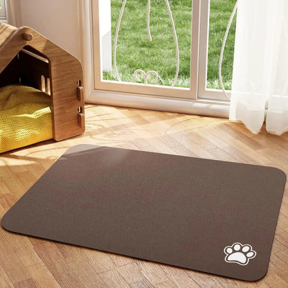 Absorbent Pet Feeding Mat for Easy Cleanups and Quick Drying