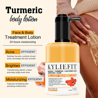 AILKE Organic Turmeric Skin Care Set for Acne and Skin Tone
