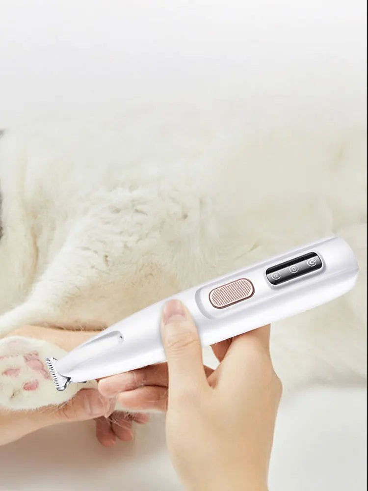 Dog Paw Trimmer with LED Light for Easy Grooming